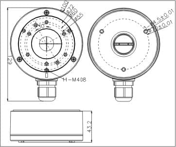 

ADAPTER HIKVISION DS-1280ZJ-XS CZARNY