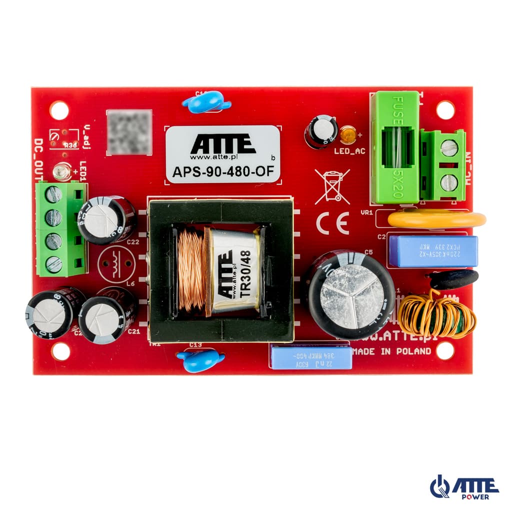 

Zasilacz sieciowy SMPS 48V 2A 90W ATTE APS-90-480-OF