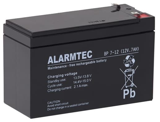 

Akumulator AGM ALARMTEC serii BP 12V 7Ah