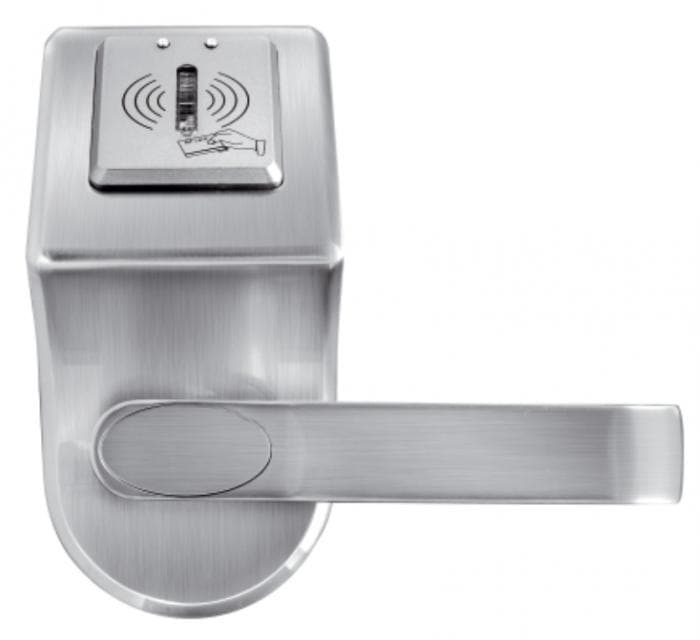 

KLAMKA EURA ELH-60B9 z czytnikiem kart RFID SREBRNY
