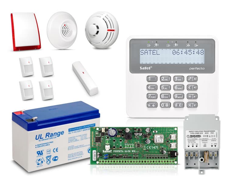 

Zestaw SATEL PERFECTA 16-SET, LCD, 4 x ruch, 1 x otwarcie, 1 x dym, 1 x czad