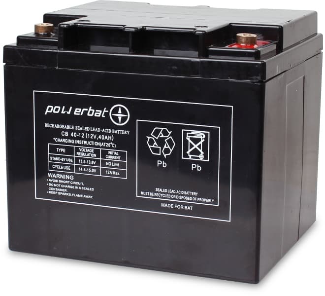 

Akumulator PowerBat AGM 12V 40Ah