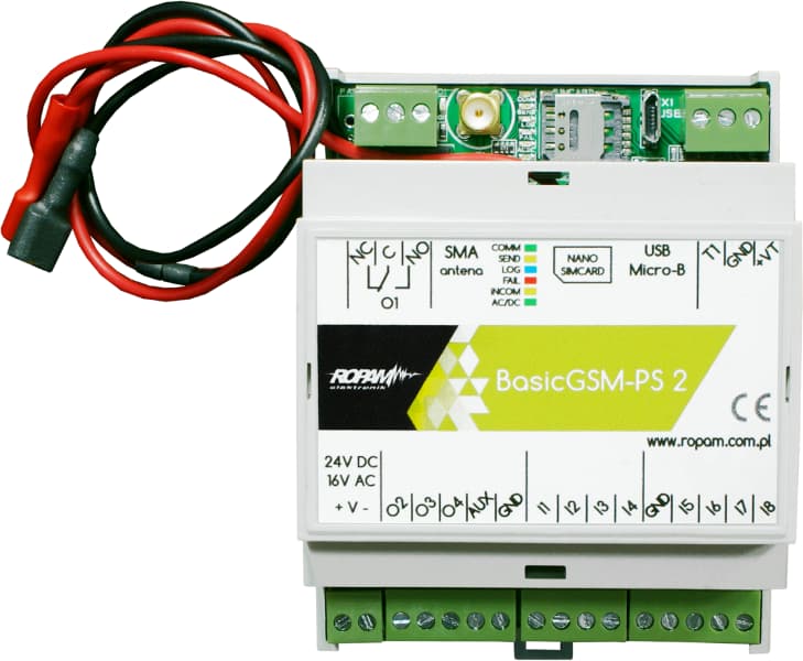 

ROPAM MODUŁ BASICGSM-PS-D4M 2 SMA