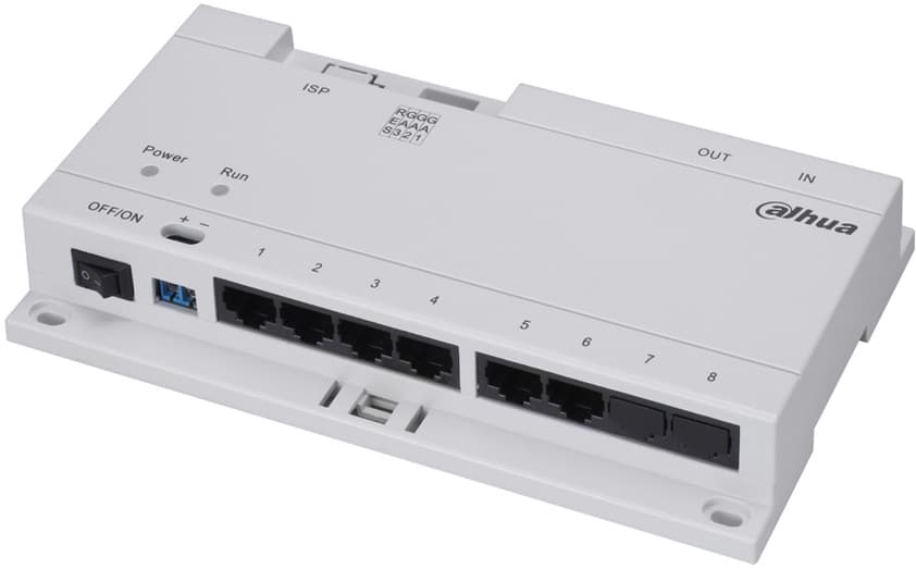 

Switch PoE Dahua VTNS1060A (6-kanałowy, Kaskada do 30 poziomów, DC24V, Max 45W)