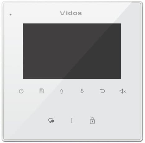 

Wideodomofon 4-rodzinny VIDOS DUO 4 x M1022W / S1104A
