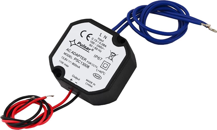 

ZASILACZ IMPULSOWY HERMETYCZNY Pulsar PSC13008 13,8V/0,8A/55MM