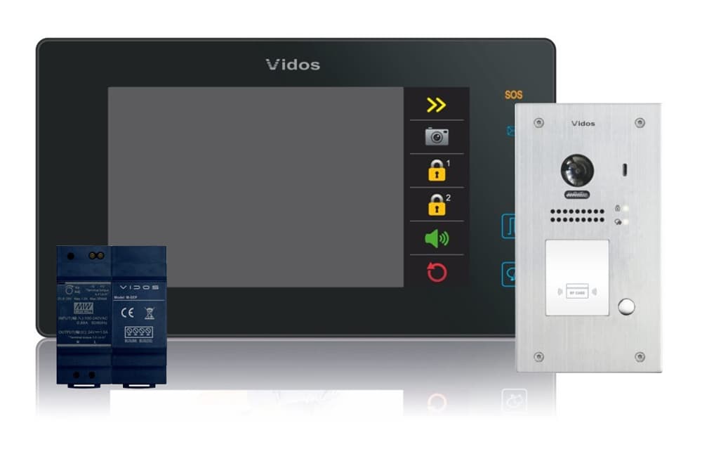 

Wideodomofon VIDOS DUO M1021B / S1201A