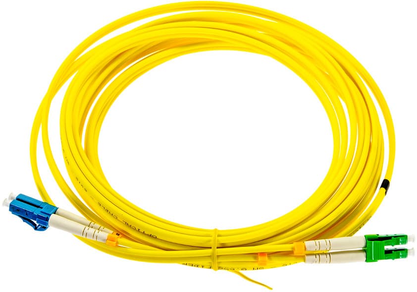 

PATCHCORD ŚWIATŁOWODOWY SM 0,5M DUPLEX 9/125, LC/APC-LC/UPC 3.0MM