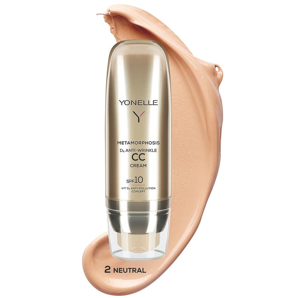 

Yonelle Metamorphosis D3 Anti Wrinkle CC Cream SPF10 przeciwzmarszczkowy krem 2 Neutral 50ml
