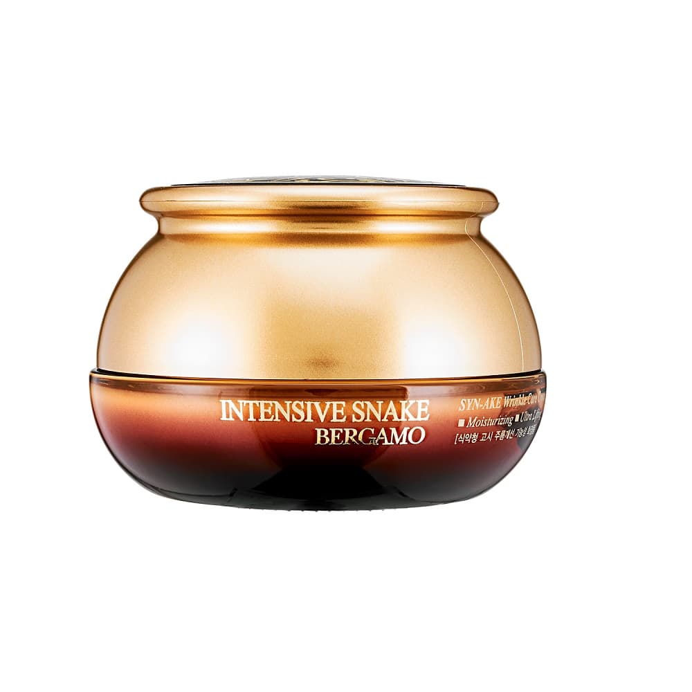 

BERGAMO Intensive Snake SYN-AKE Wrinkle Care Cream przeciwzmarszczkowy krem do twarzy z ekstraktem z jadu węża 50ml