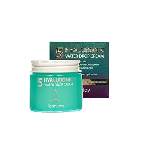 

FarmStay Hyaluronic Water Drop Cream krem do twarzy z kwasem hialuronowym 80ml