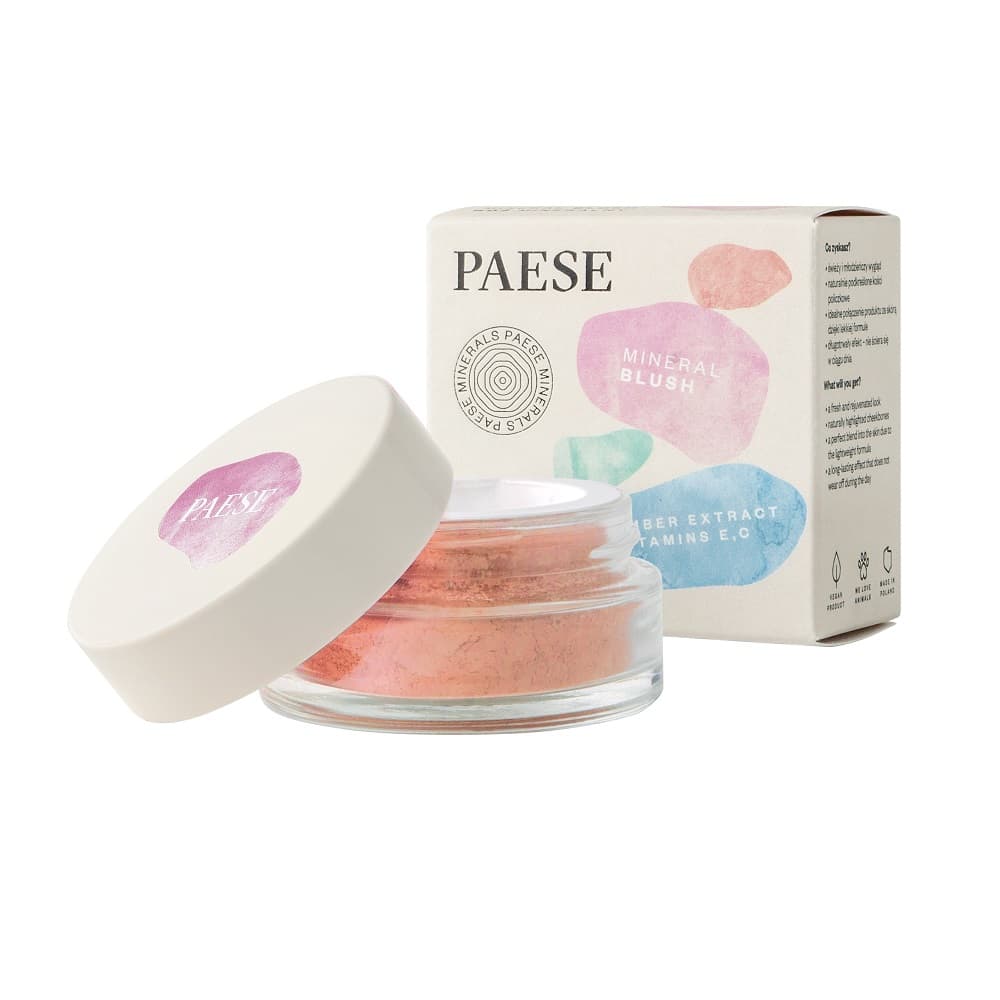 

PAESE Minerals róż mineralny 300W Peach 6g