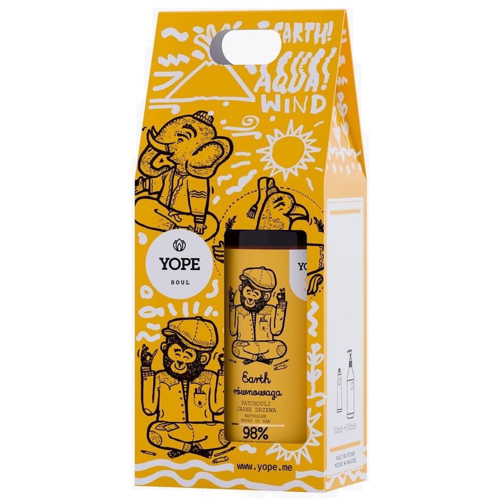 

Yope Soul Earth zestaw naturalne mydło do rąk 500ml + naturalny krem do rąk 50ml