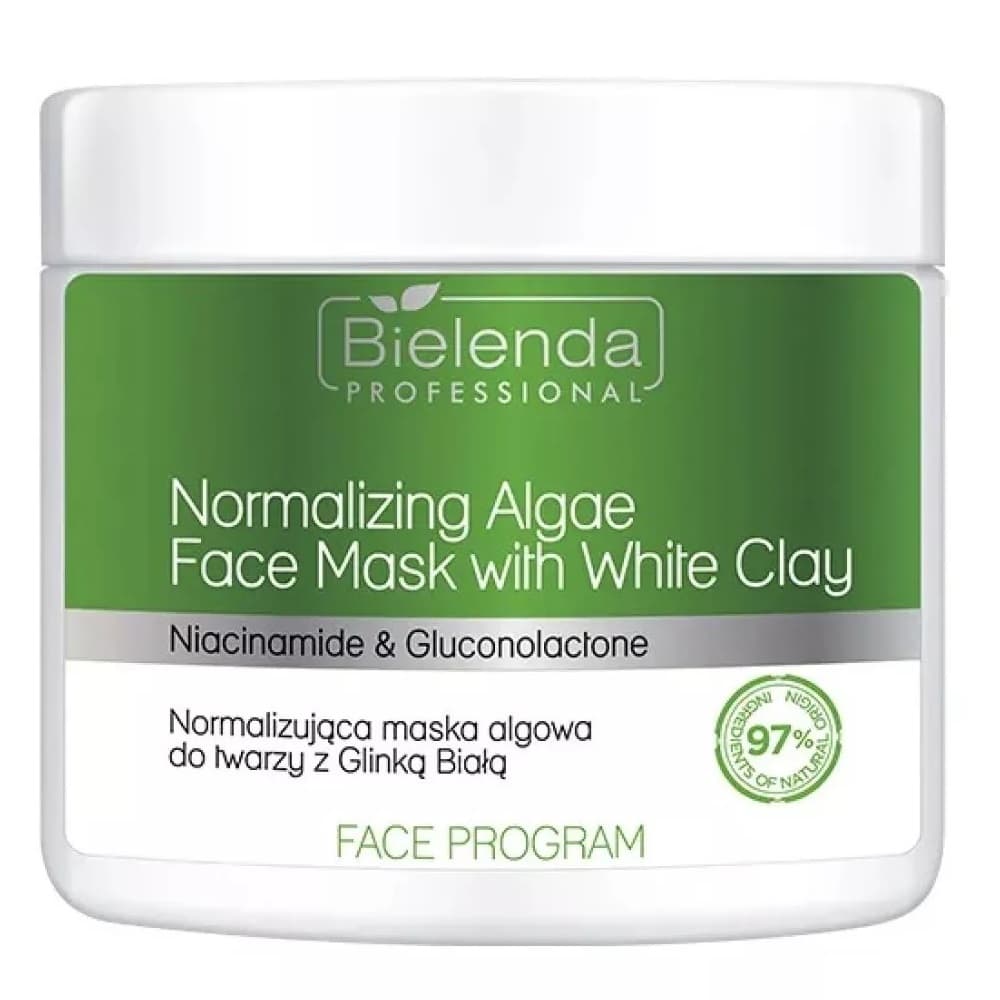 

BIELENDA PROFESSIONAL Normalizing Algae Face Mask with White Clay normalizująca algowa maska do twarzy z białą glinką 160g