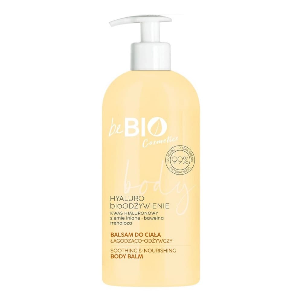 

BE BIO Ewa Chodakowska naturalny balsam do ciała z kwasem hialuronowym, siemieniem lnianym, bawełną, trehalozą 350ml