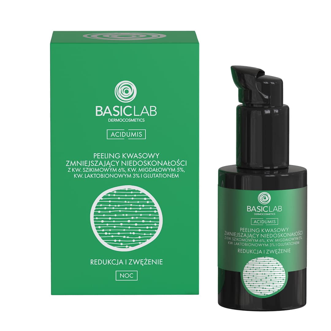 

BASICLAB Acidumis peeling kwasowy zmniejszający niedoskonałości 30ml