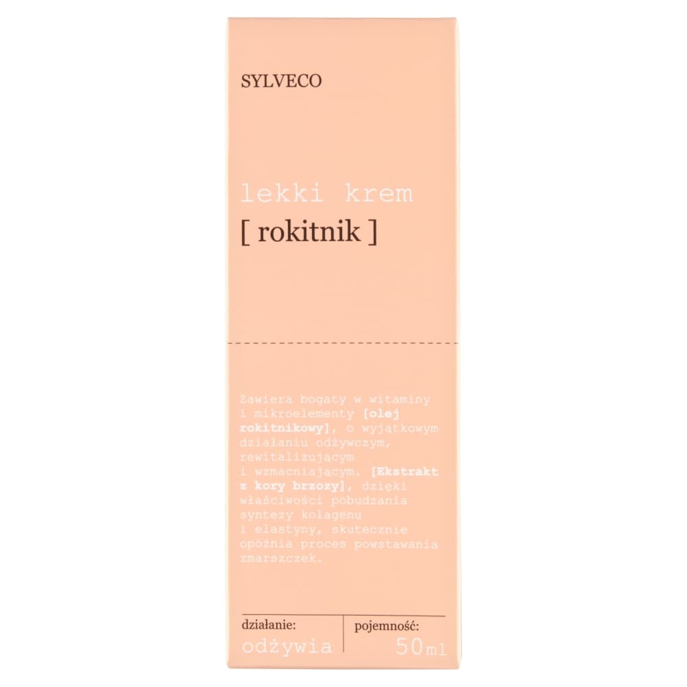 

SYLVECO Lekki Krem Rokitnik krem odżywczy 50ml