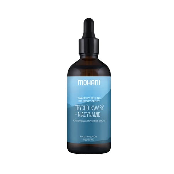 

MOHANI Równoważący peeling kwasowy do skóry głowy Trycho-kwasy + Niacynamid 100ml