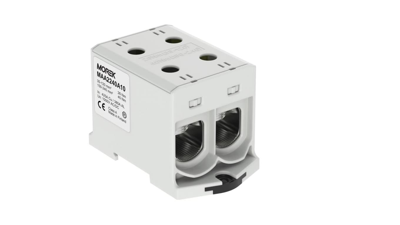 

Złączka OTL240-2 kolor szary 2xAl/Cu 35-240mm2 1000V Zacisk uniwersalny MAA2240A10