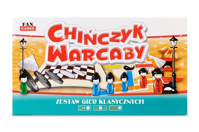 

ZESTAW GIER PLANSZOWYCH CHIŃCZYK WARCABY 2W1