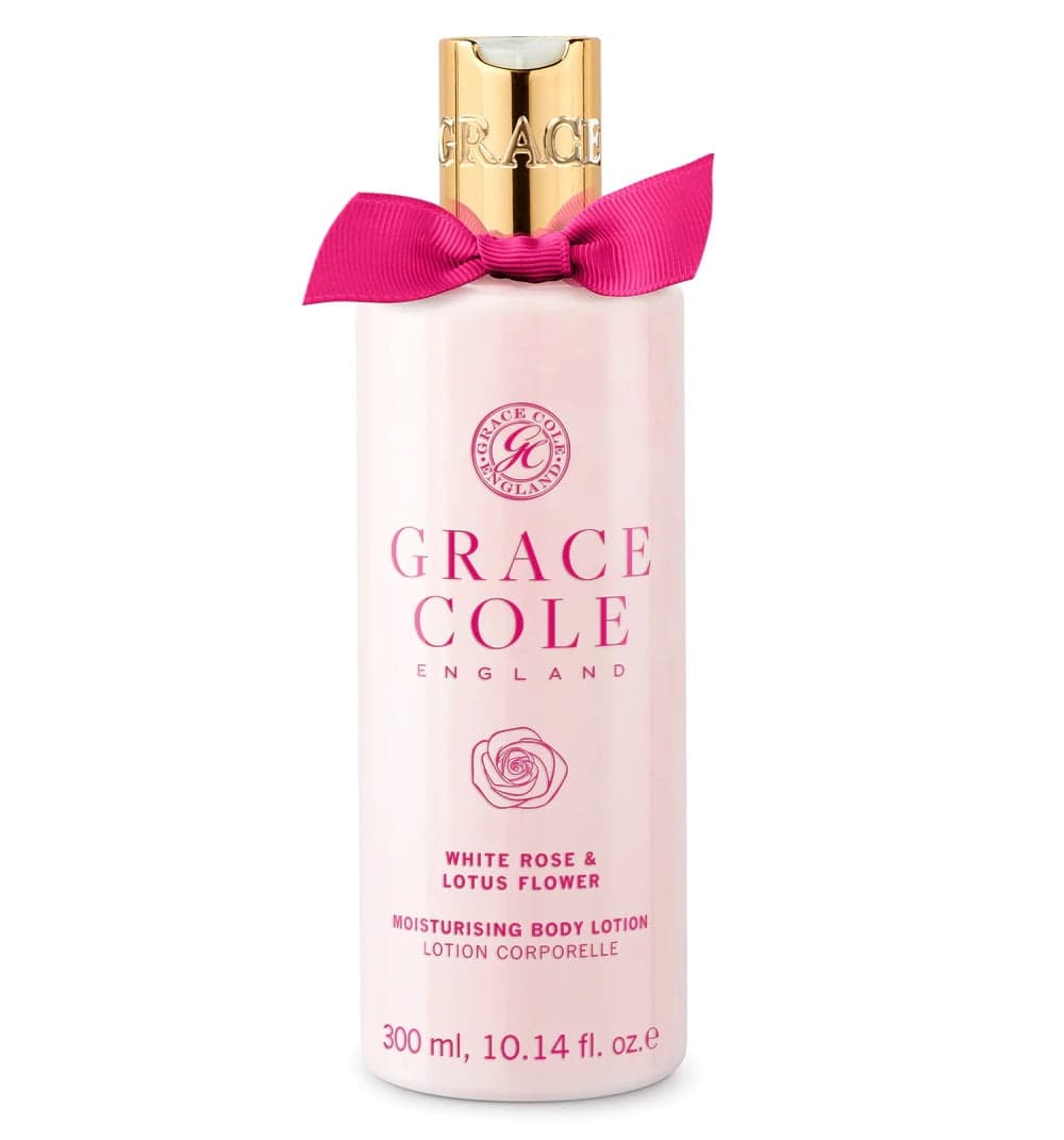 

Grace Cole Moisturizing Body Lotion nawilżający balsam do ciała White Rose Lotus Flower 300ml