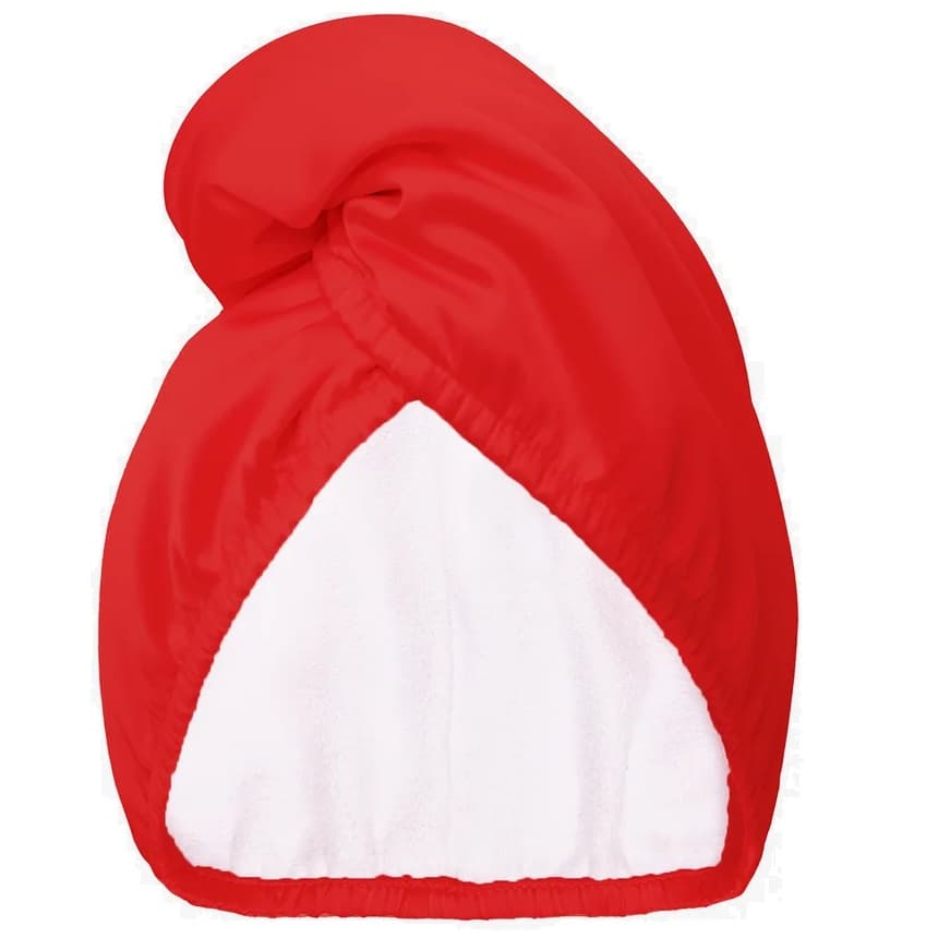 

GLOV Hair Wrap Satine satynowy turban do włosów Red