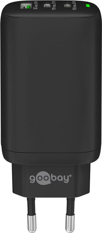 

Ładowarka sieciowa 2x USB-C USB 65W Goobay CZARNA