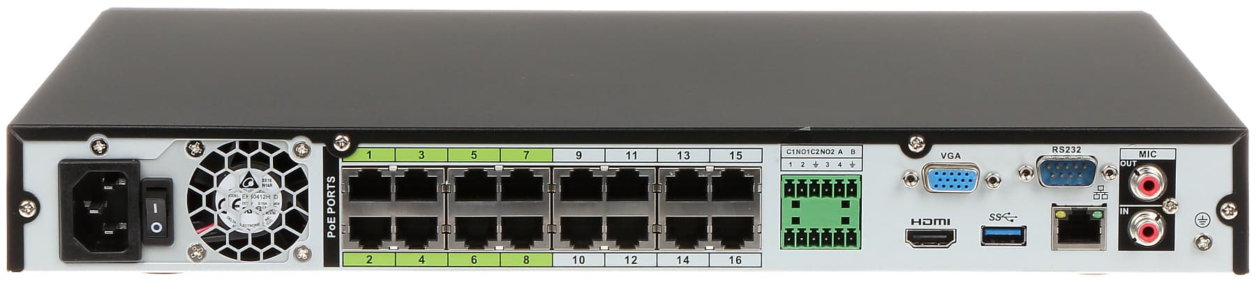

REJESTRATOR IP BCS-L-NVR1602-A-4K-16P-AI 16 KANAŁÓW, 16 PoE BCS Line