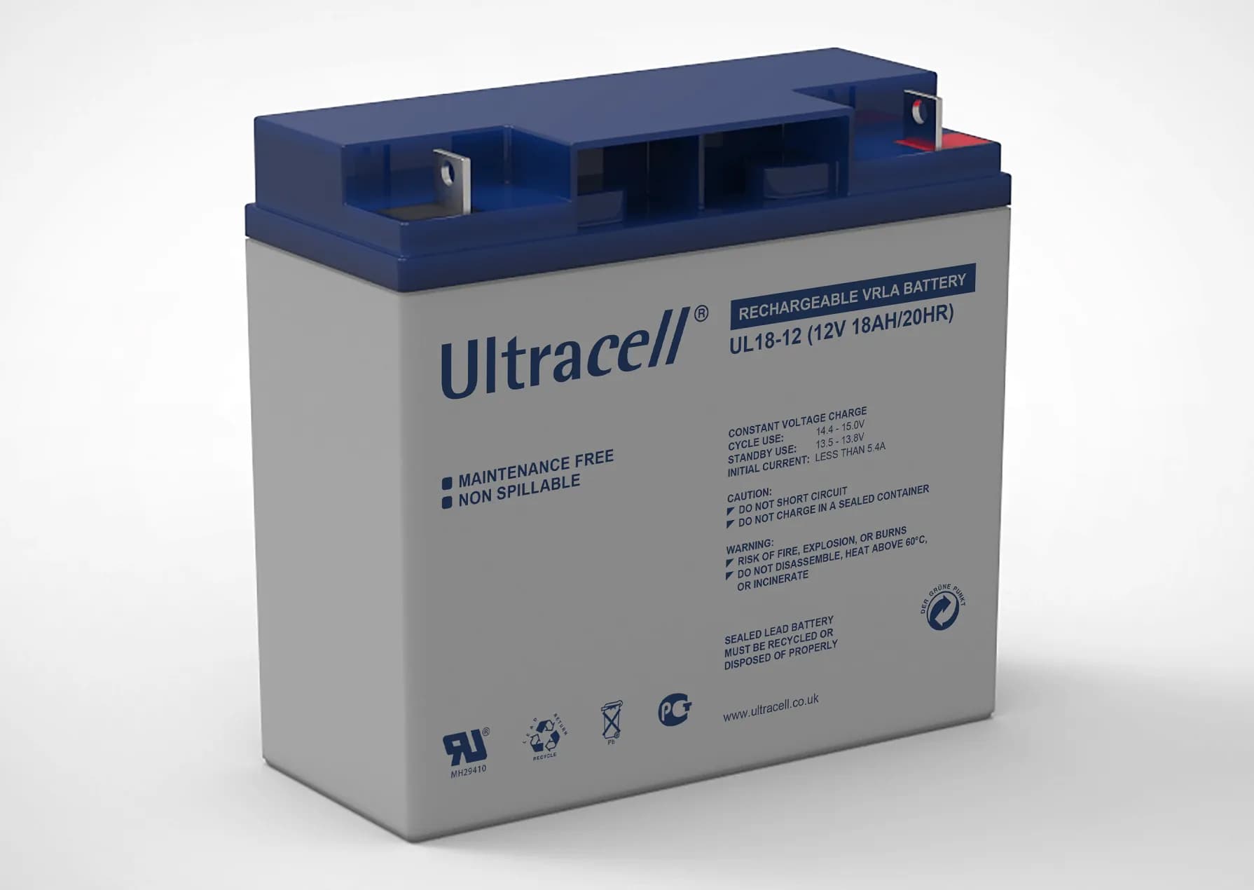 

Akumulator AGM ULTRACELL UL 12V 18Ah