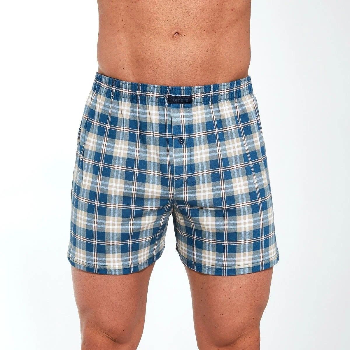 

BOKSERKI COMFORT 002/254 (kolor beżowy/jeans, rozmiar XXL)
