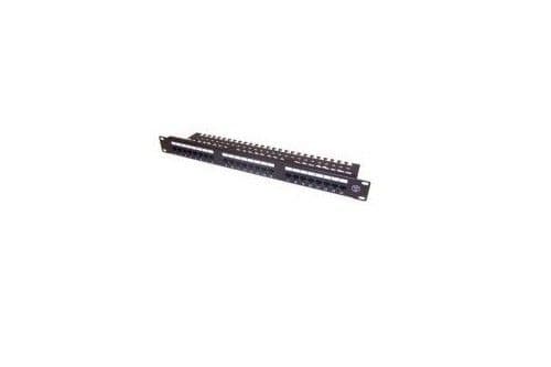 

Patch panel 19" RJ-45 24 porty UTP 1U Cat.5e z płytą wsporczą czarny ipTIME