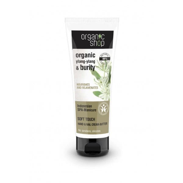 

Organic Shop Organic Ylang-Ylang Burity Soft Touch HandNail Cream-Butter kremowe masło do rąk i paznokci 75ml