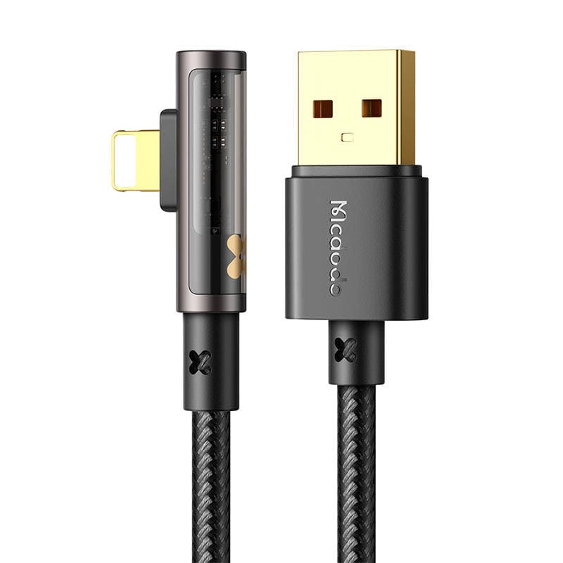 

Kabel kątowy Prism USB do lightning Mcdodo CA-3510, 1.2m (czarny)