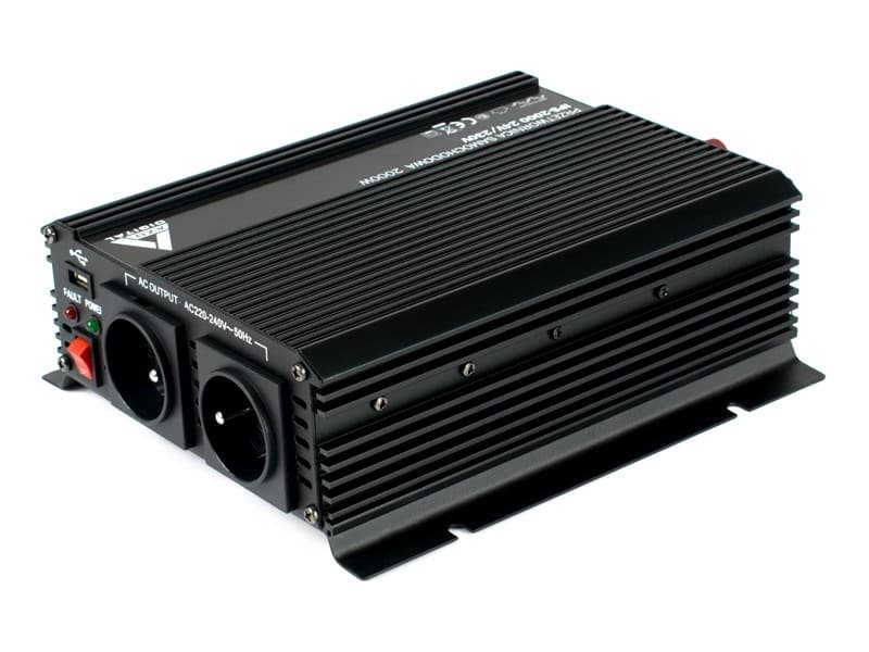 

Samochodowa przetwornica napięcia 12 VDC / 230 VAC IPS-2000 2000W
