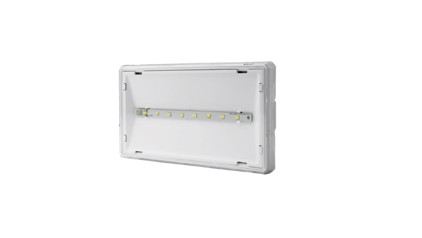 

Oprawa awaryjna EXIT S IP65 ECO LED AT 1W 115lm 1h jednozadaniowa biała ETS/1W/E/1/SE/AT/WH