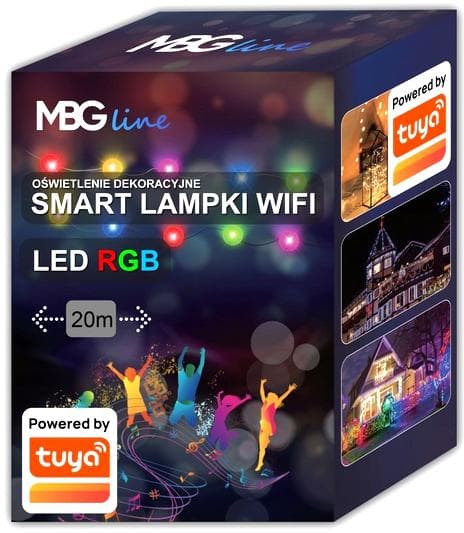 

Lampki Choinkowe SMART taśma LED WIFI TUYA 20m USB