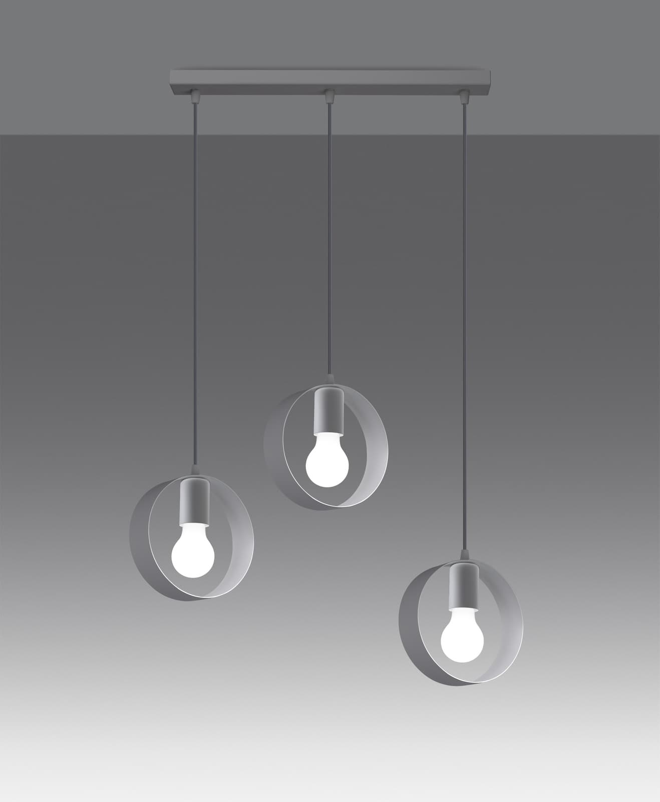

Lampa wisząca TITRAN 3 biała