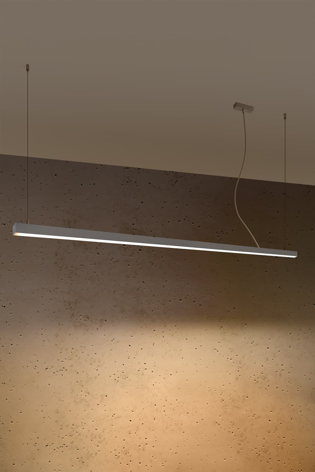 

Lampa wisząca PINNE 200 szara 3000K
