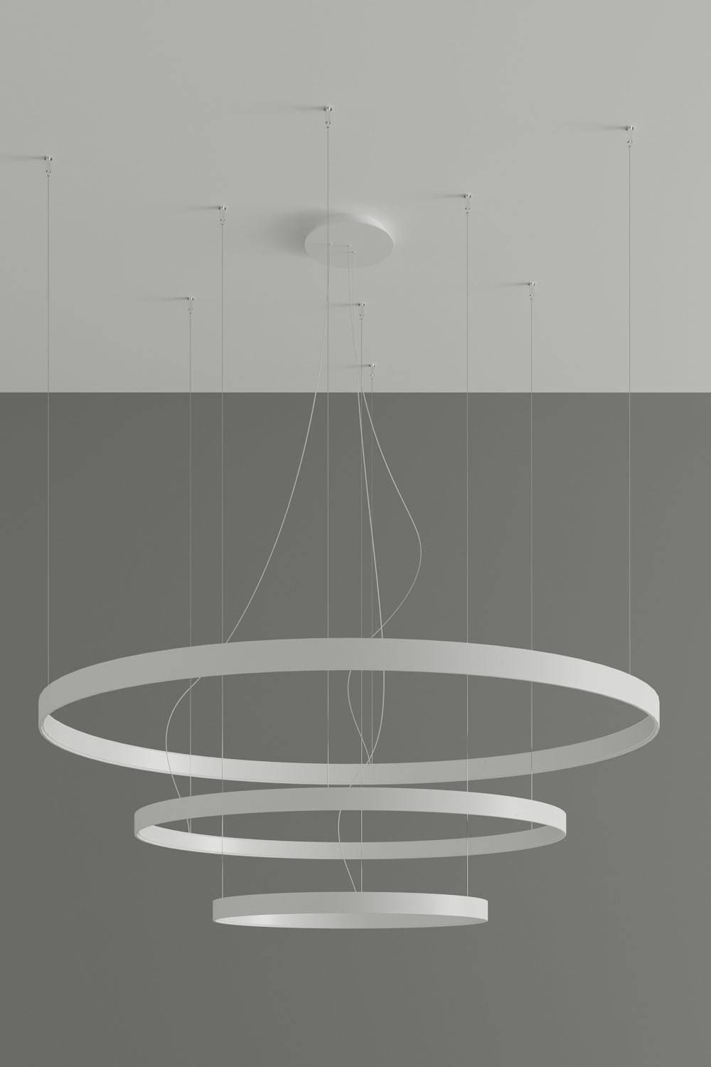 

Żyrandol RIO 3 55/78/110 biały LED 3000K