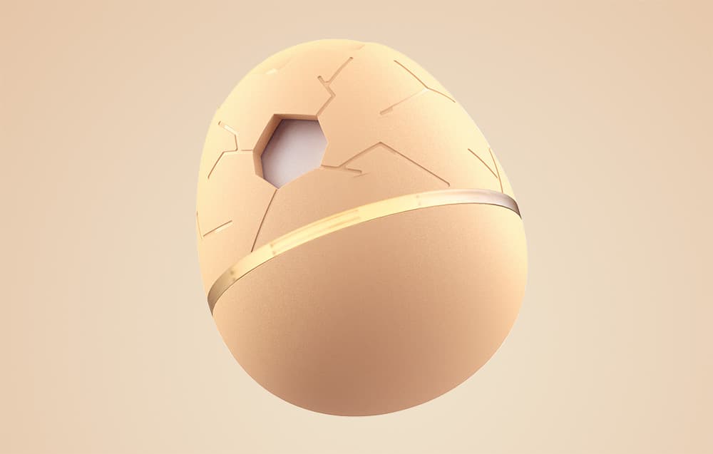 

Interaktywna zabawka dla zwierząt Cheerble Wicked Egg (Morelowy)