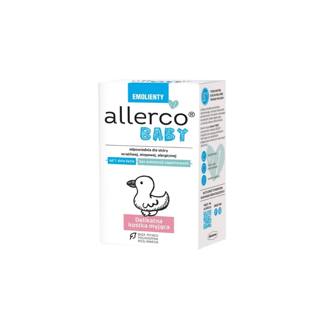 

ALLERCO BABY Emolienty Delikatna Kostka myjąca 100g