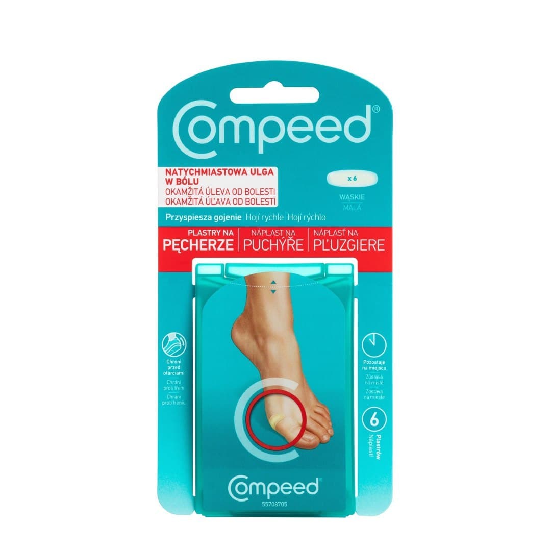 

COMPEED Plastry na pęcherze - wąskie 1op.-6 szt