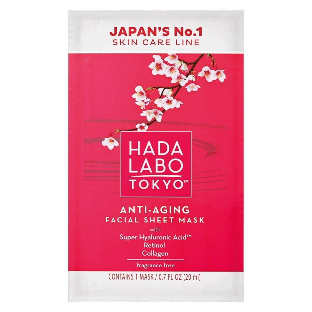 

HADA LABO TOKYO Przeciwzmarszczkowa Maska w płachcie Anti-Aging 1szt(20ml)