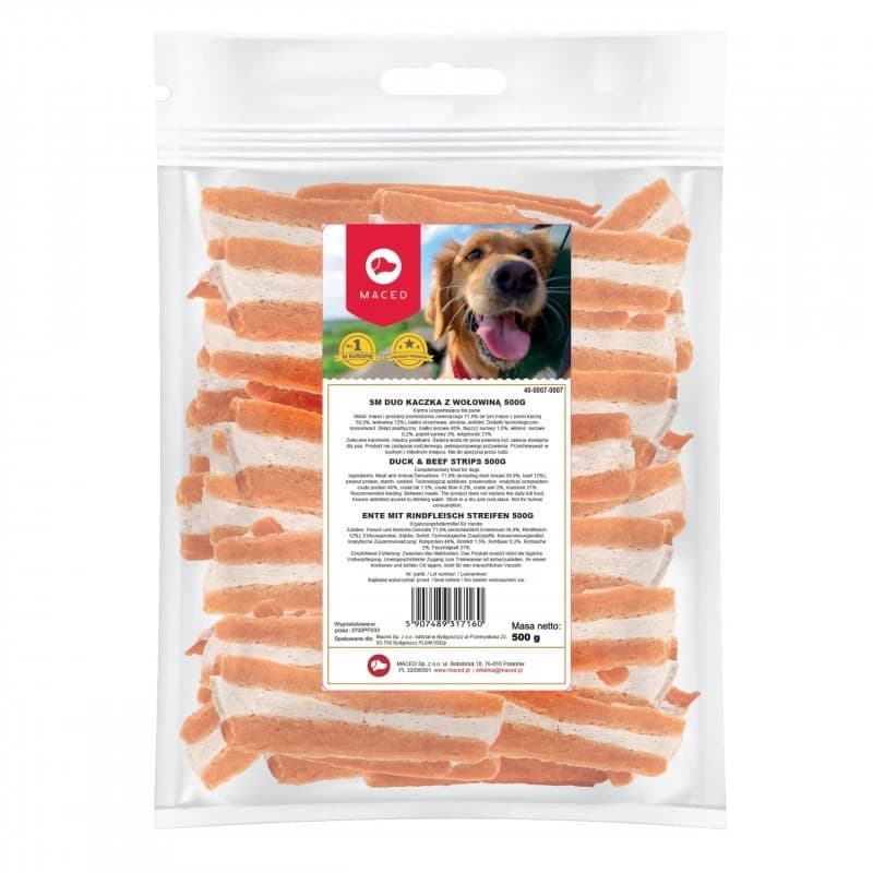 

MACED SM PAŁECZKI WOŁOWE Z KACZKĄ 500g