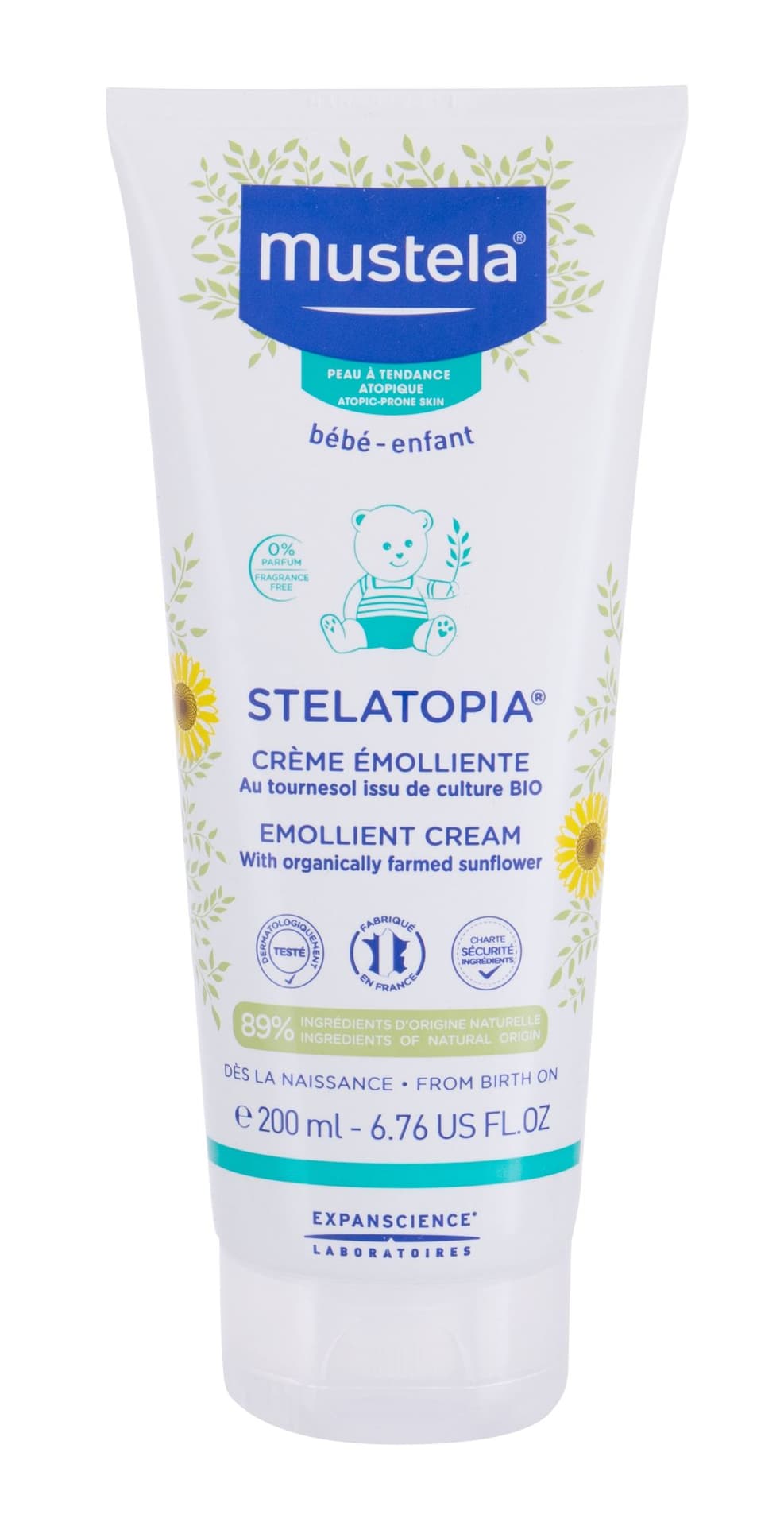

Mustela Emollient Cream Bébé Stelatopia Krem do twarzy na dzień 200ml (K)