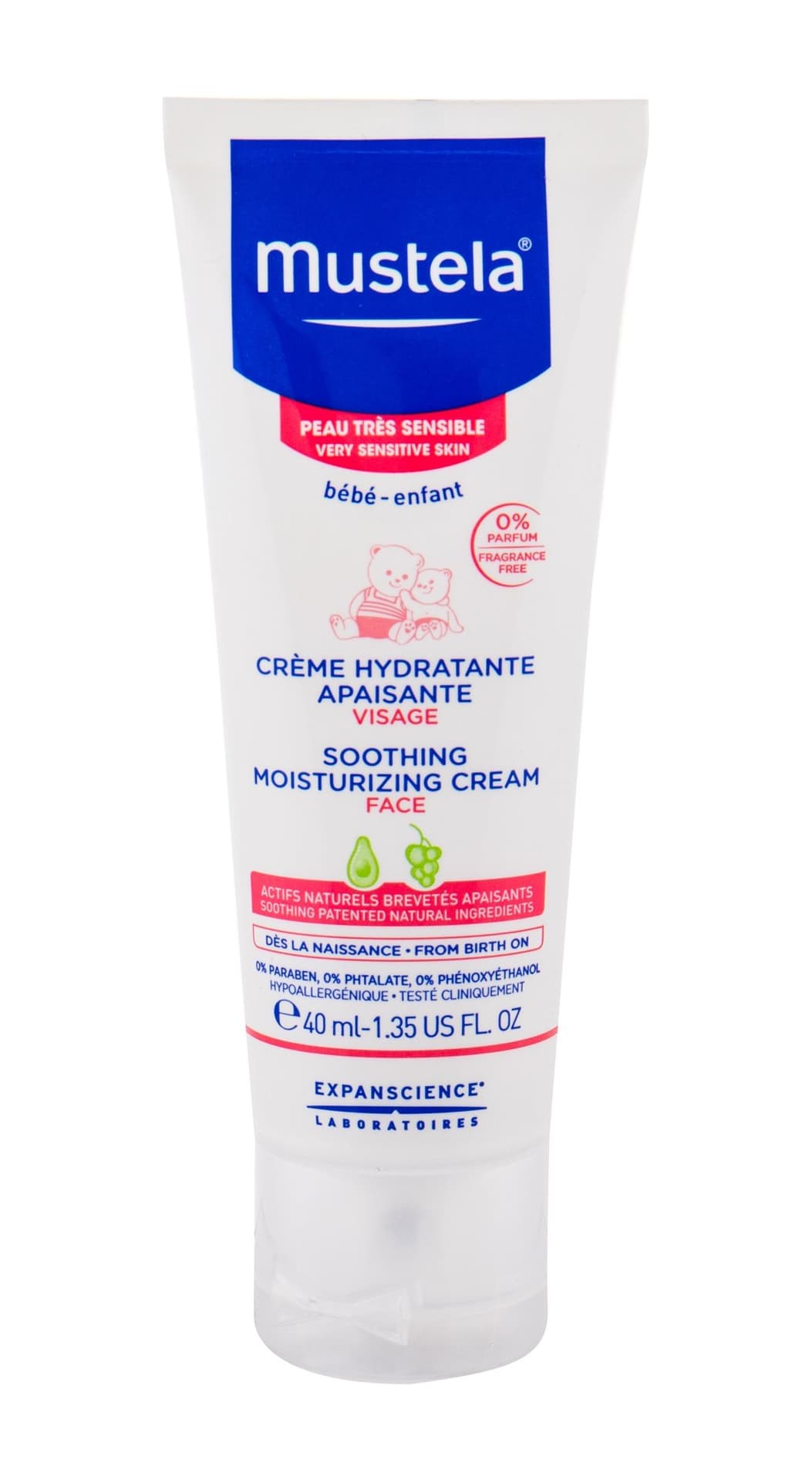 

Mustela Soothing Moisturizing Face Cream Bébé Krem do twarzy na dzień 40ml (K)