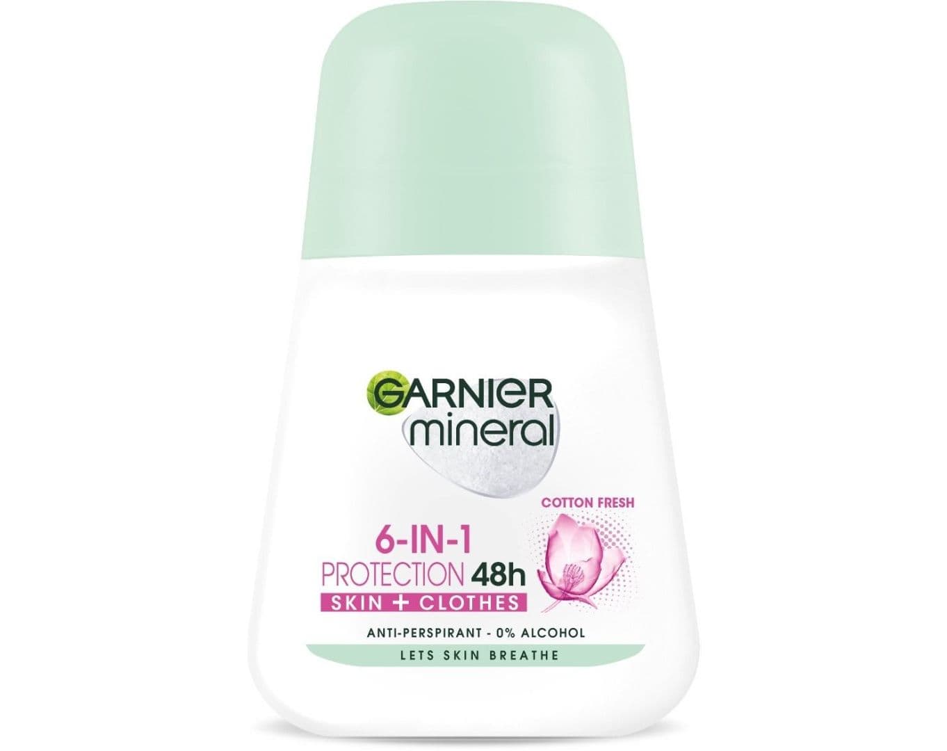

Garnier Protection 6 Cotton Fresh Mineral 48h Antyperspirant 50ml (W)
