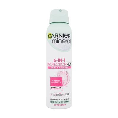 

Garnier Mineral Protection 6 Cotton Fresh 48h Antyperspirant w spray’u 150 ml (W)