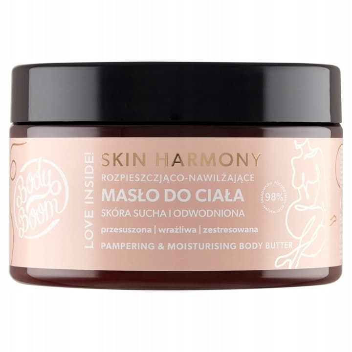 

BODY BOOM Skin Harmony rozpieszczająco- nawilżające masło do ciała do skóry suchej i odwodnionej 250ml