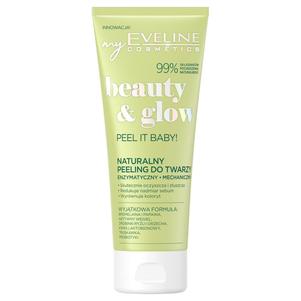 

EVELINE Beauty Glow Peel It Baby! naturalny peeling do twarzy 2w1 75ml